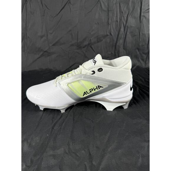 Nike Alpha Menace Pro 3 Football Cleats Shoes Mens 8.5 FD7037-100 New White main image 8